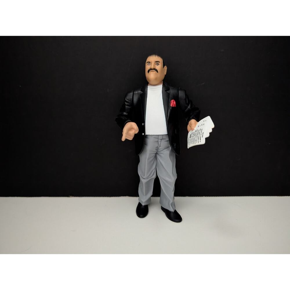 WWF Sgt Slaughter Figure Ringside Collection 2 Jakks 1998 WWE Toy w Fan Letters